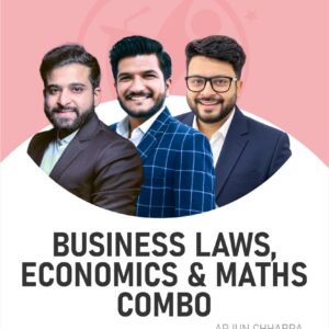 CA Foundation Economics, Maths (QA) & Business Laws Combo (Exam Oriented) For Jan & May 27 Exams